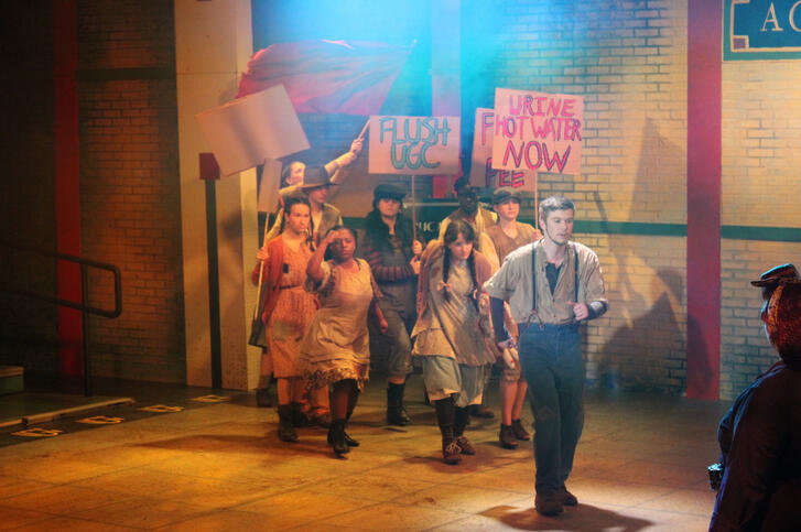 "Urinetown", SUNY New Paltz (Dramaturg, Catherine Doherty dir.)